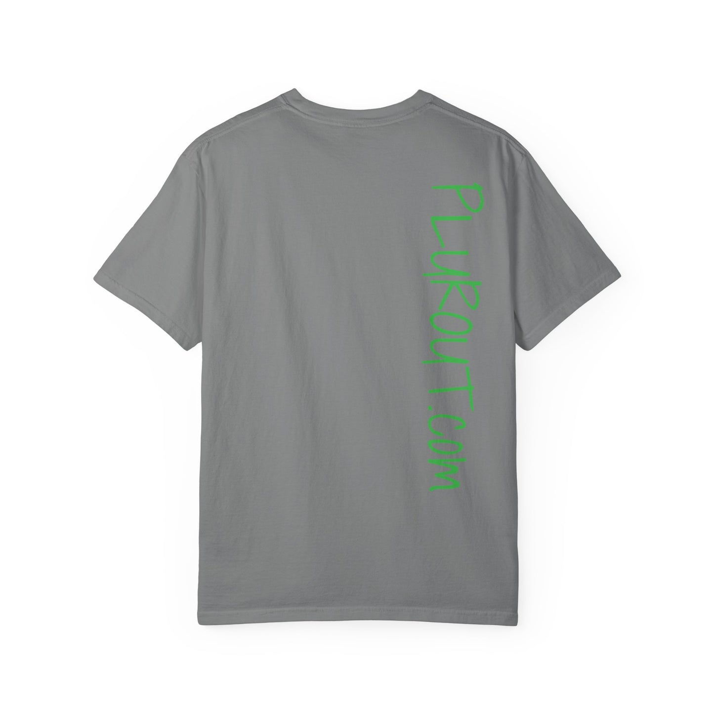Scientist Wolf Graphic T-Shirt — 'PLUROUT.com' Back Print