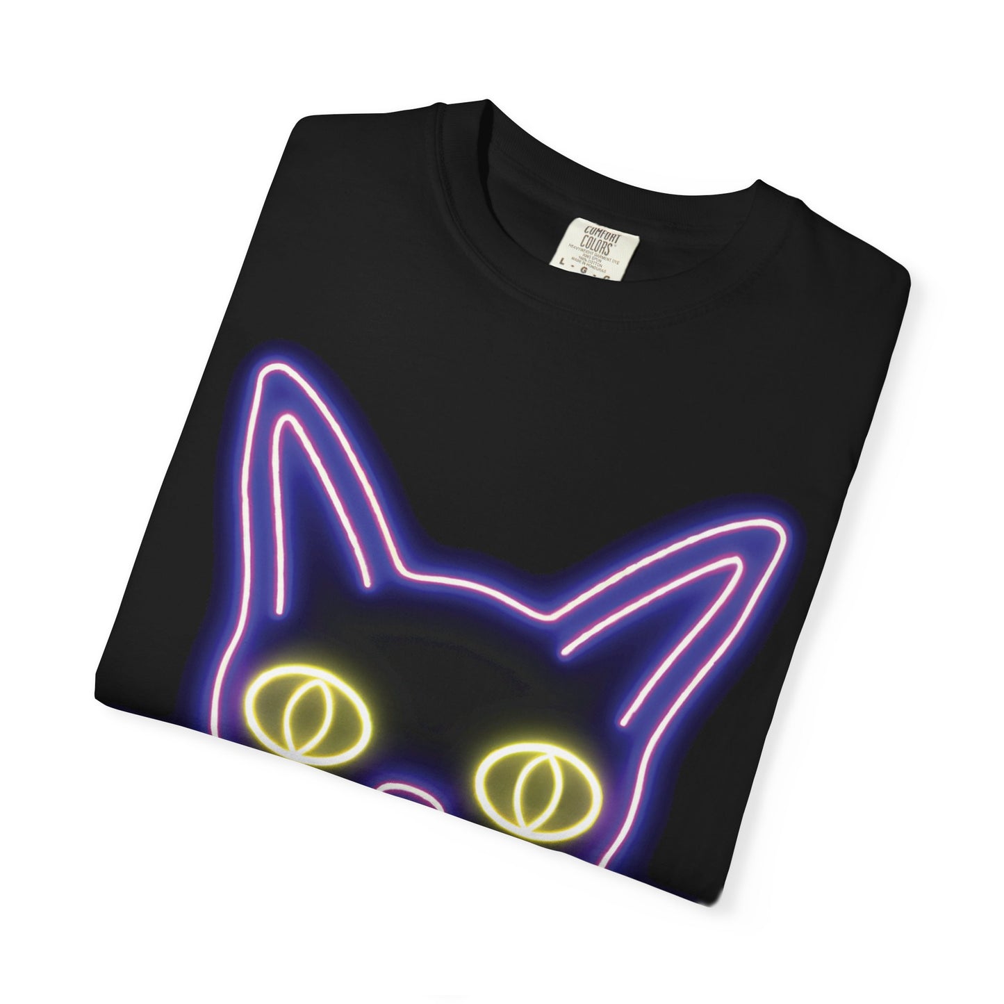 Neon Cat Graphic Tee