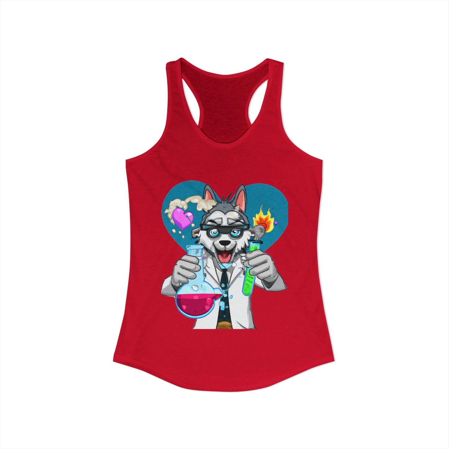 Husky Love Potion Tank Top — Cute Pet Graphic Racerback
