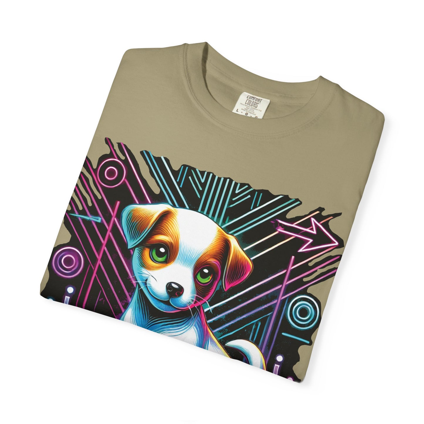 Retro Neon Puppy T-Shirt