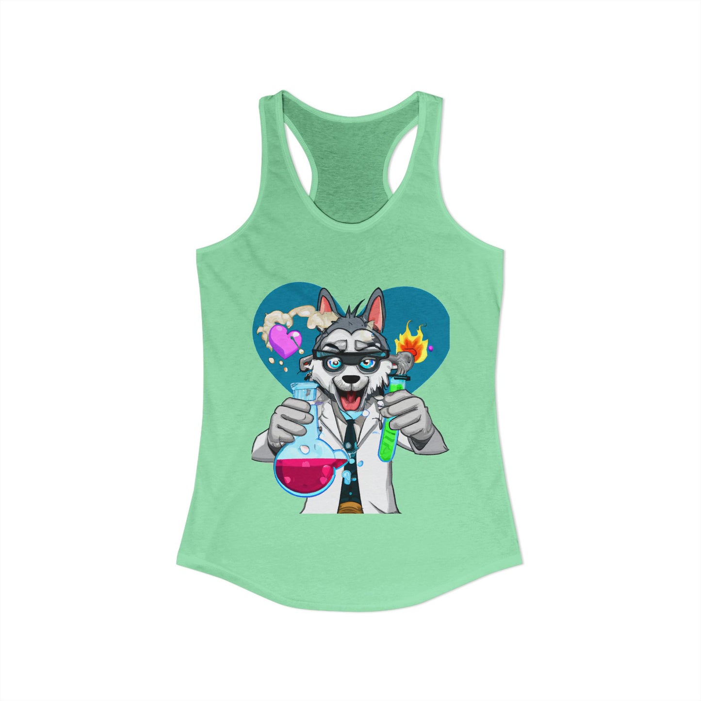Husky Love Potion Tank Top — Cute Pet Graphic Racerback