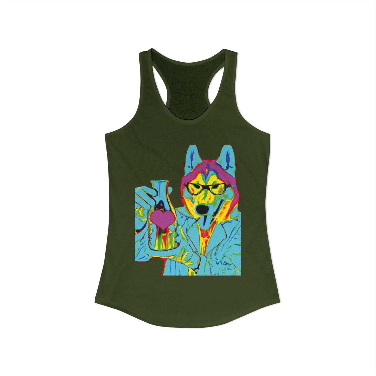 Husky Love Potion Racerback Tank
