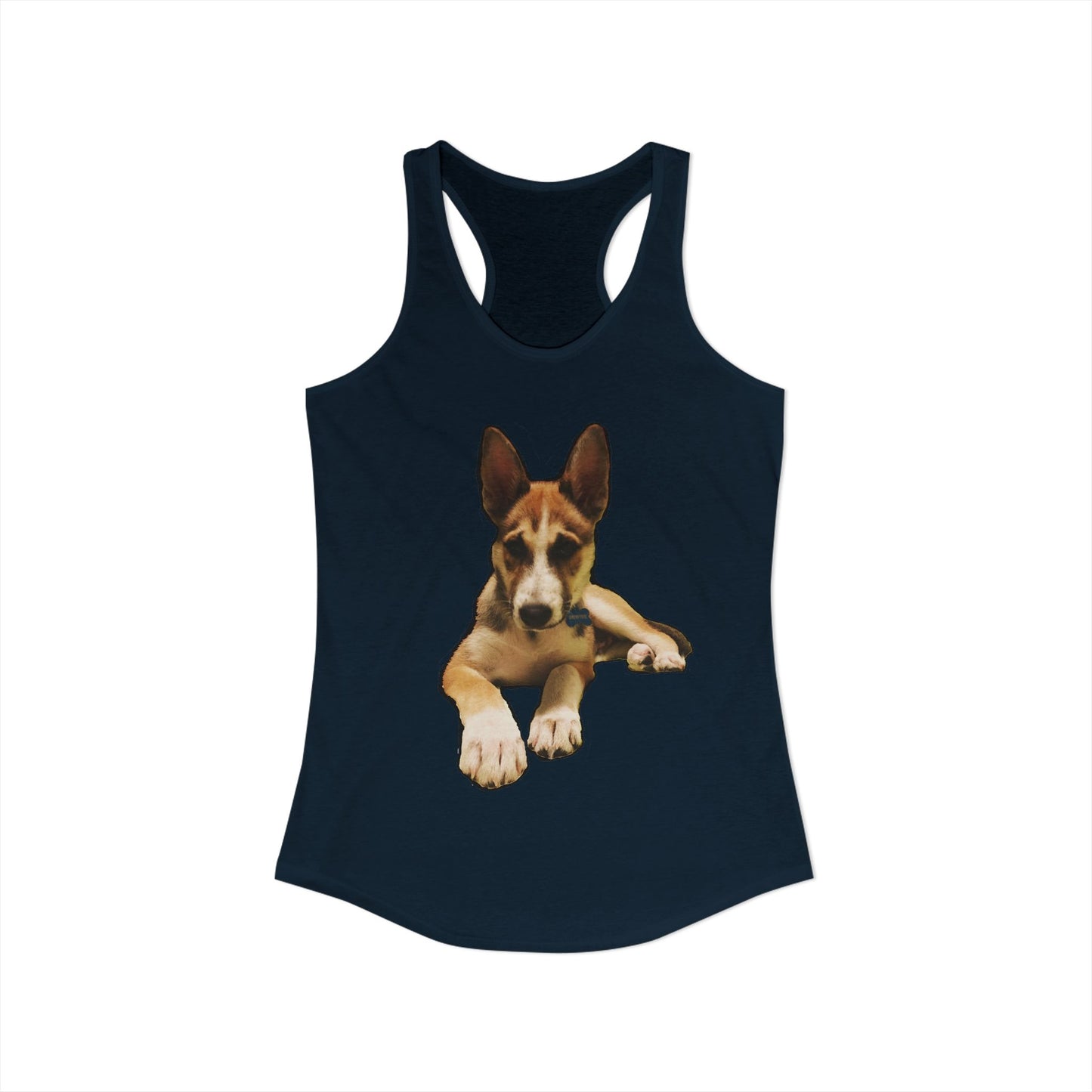 Cute Husky Racerback Tank — Women's Siberian Dog Tank Top