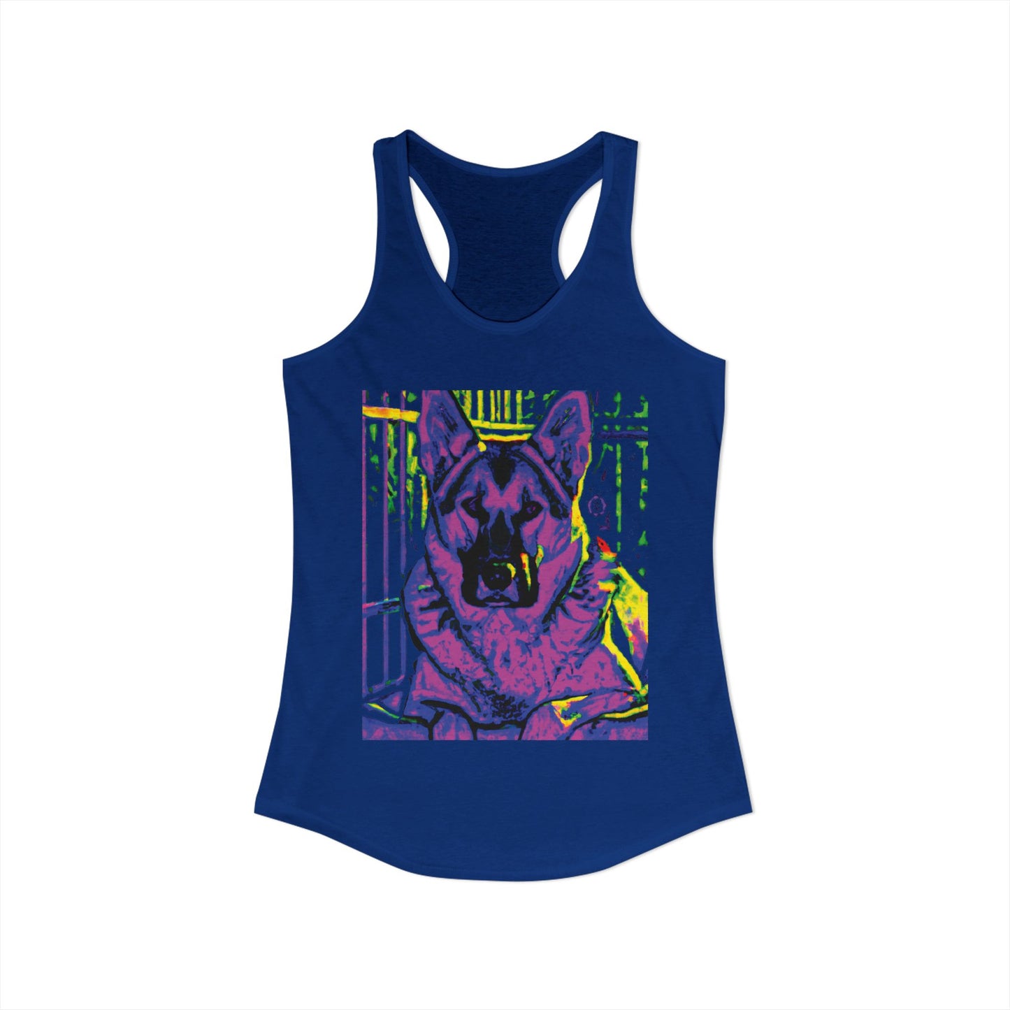 Rescue This German Shepherd Women's Racerback Tank
