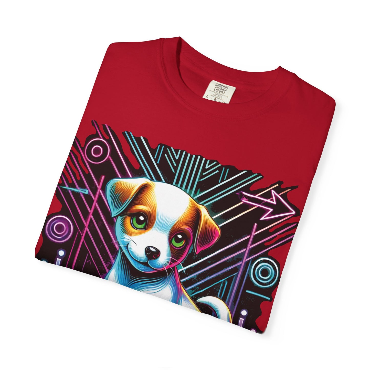 Retro Neon Puppy T-Shirt