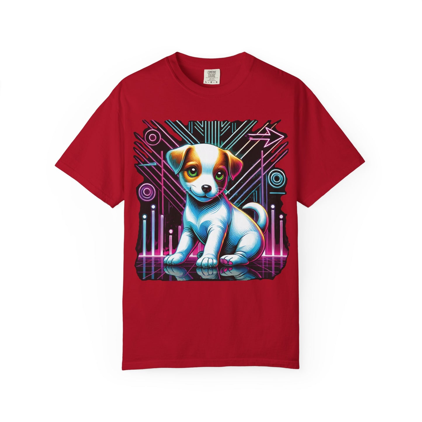 Retro Neon Puppy T-Shirt