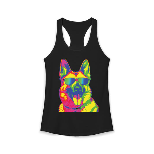 So Cal German Shepherd Women's Racerback Tank