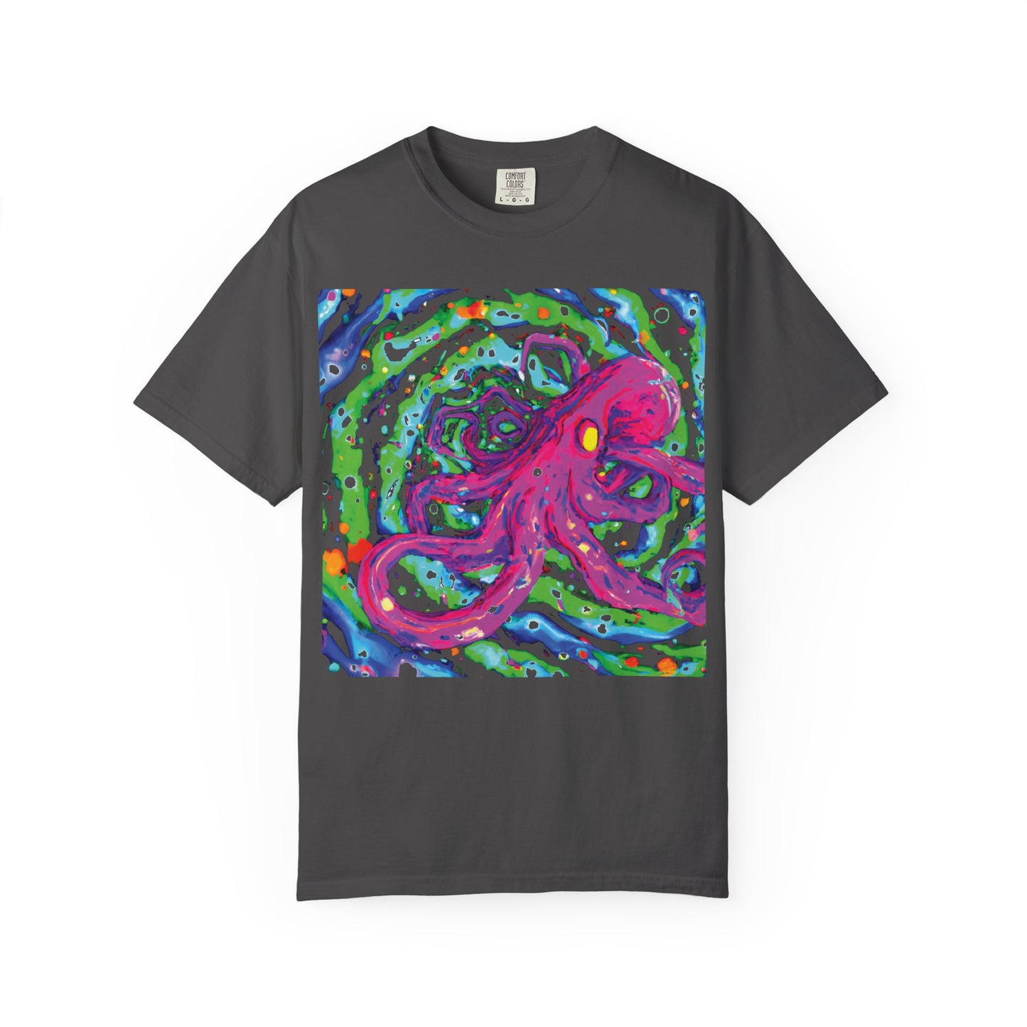 Octopus Swirl T-Shirt — Vibrant Psychedelic Sea Creature Tee