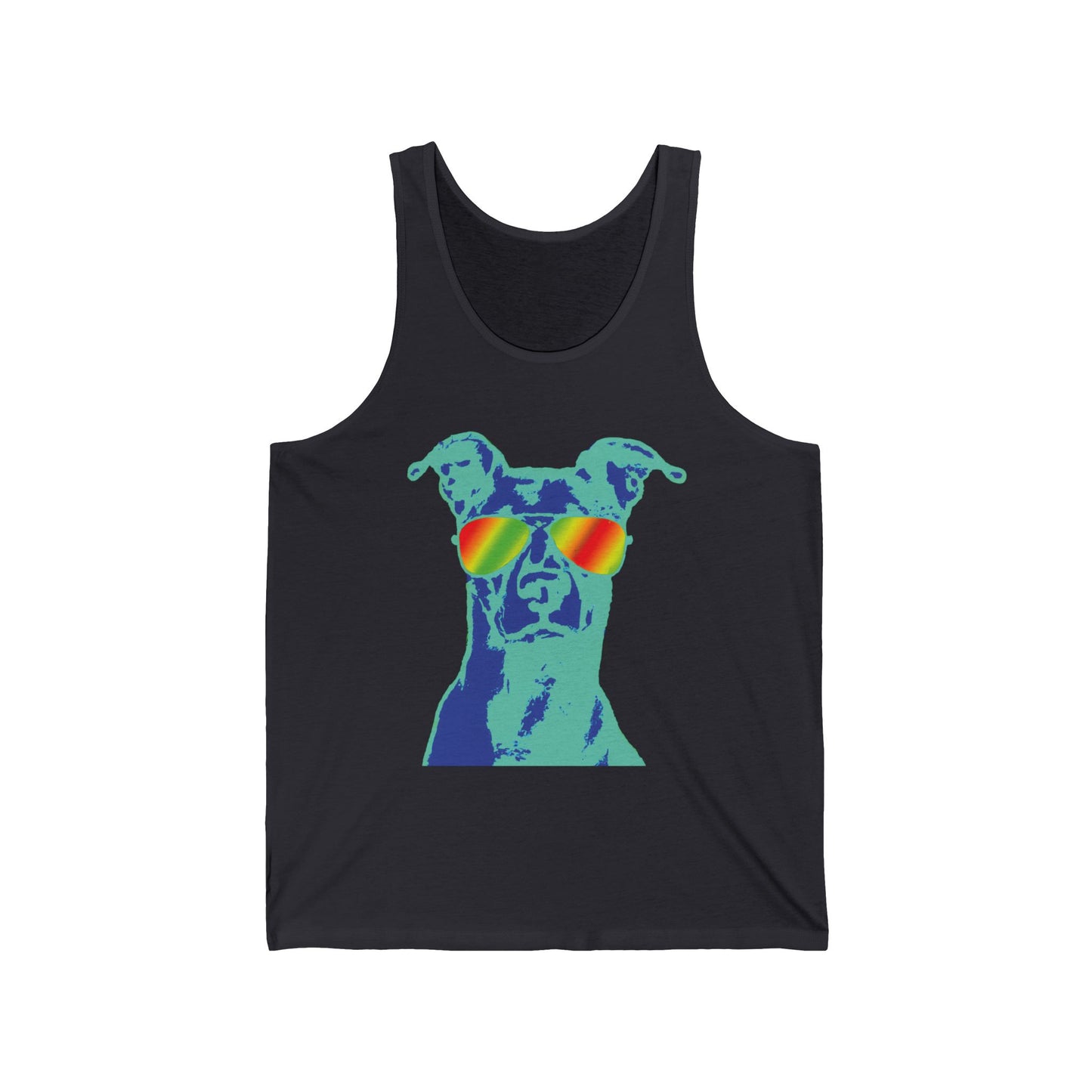 Vizsla Sunglasses Tank Top — Southern California Dog Lover Tee