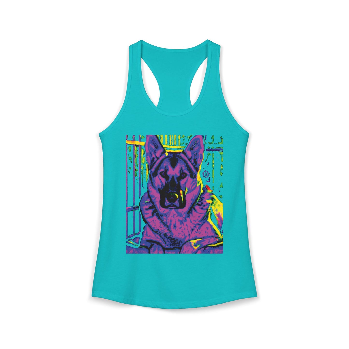Rescue This German Shepherd Women's Racerback Tank