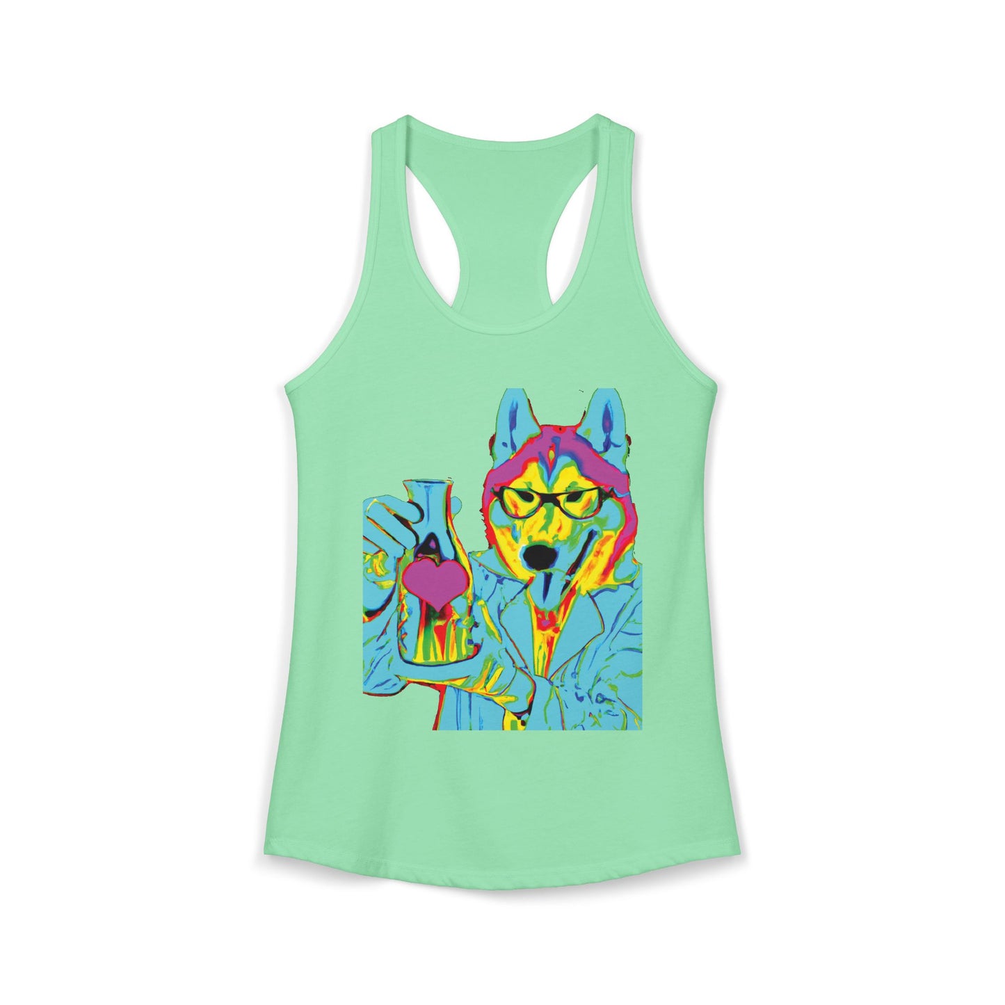 Husky Love Potion Racerback Tank