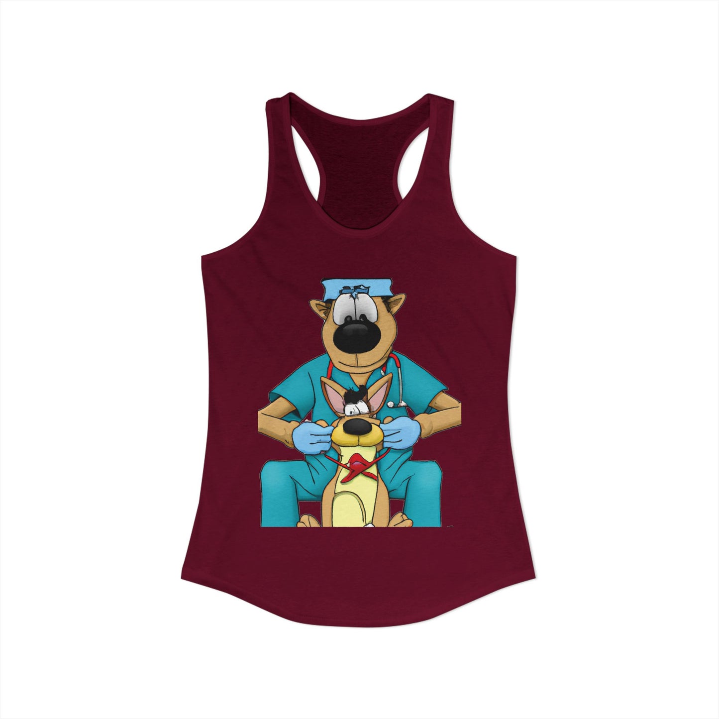 Doctor Save This Toy STAT! Racerback Tank