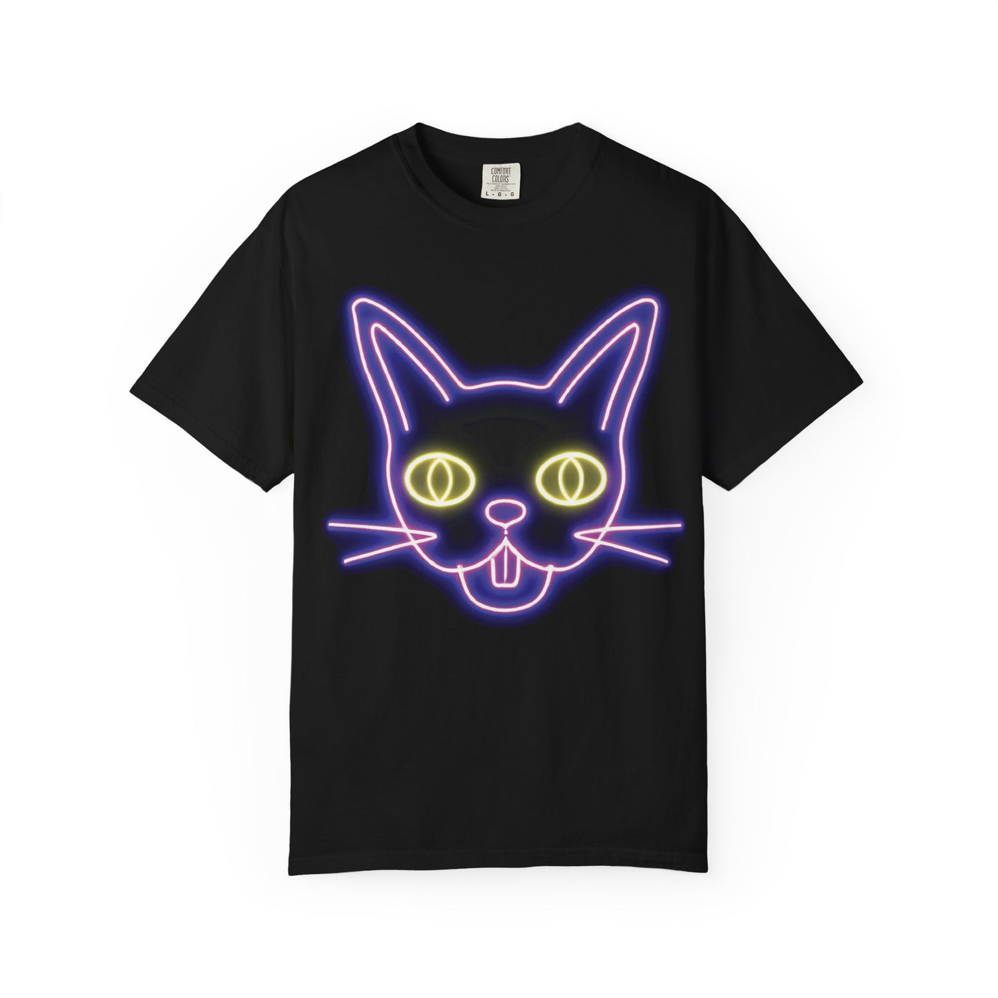 Neon Cat Graphic Tee