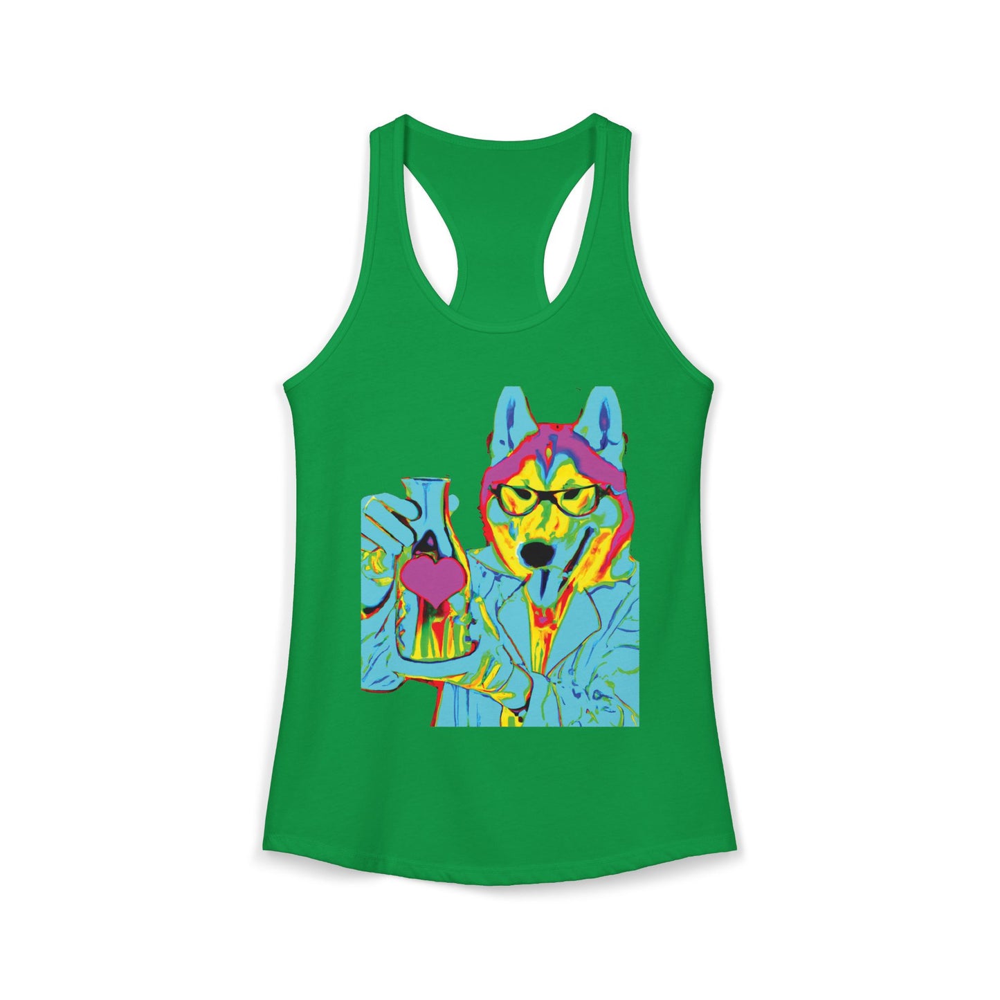 Husky Love Potion Racerback Tank