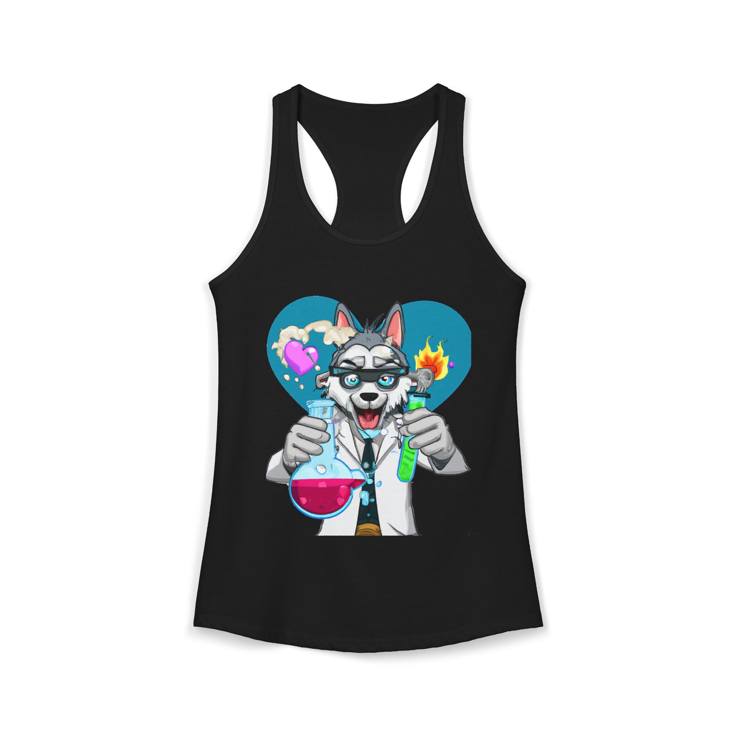 Husky Love Potion Tank Top — Cute Pet Graphic Racerback