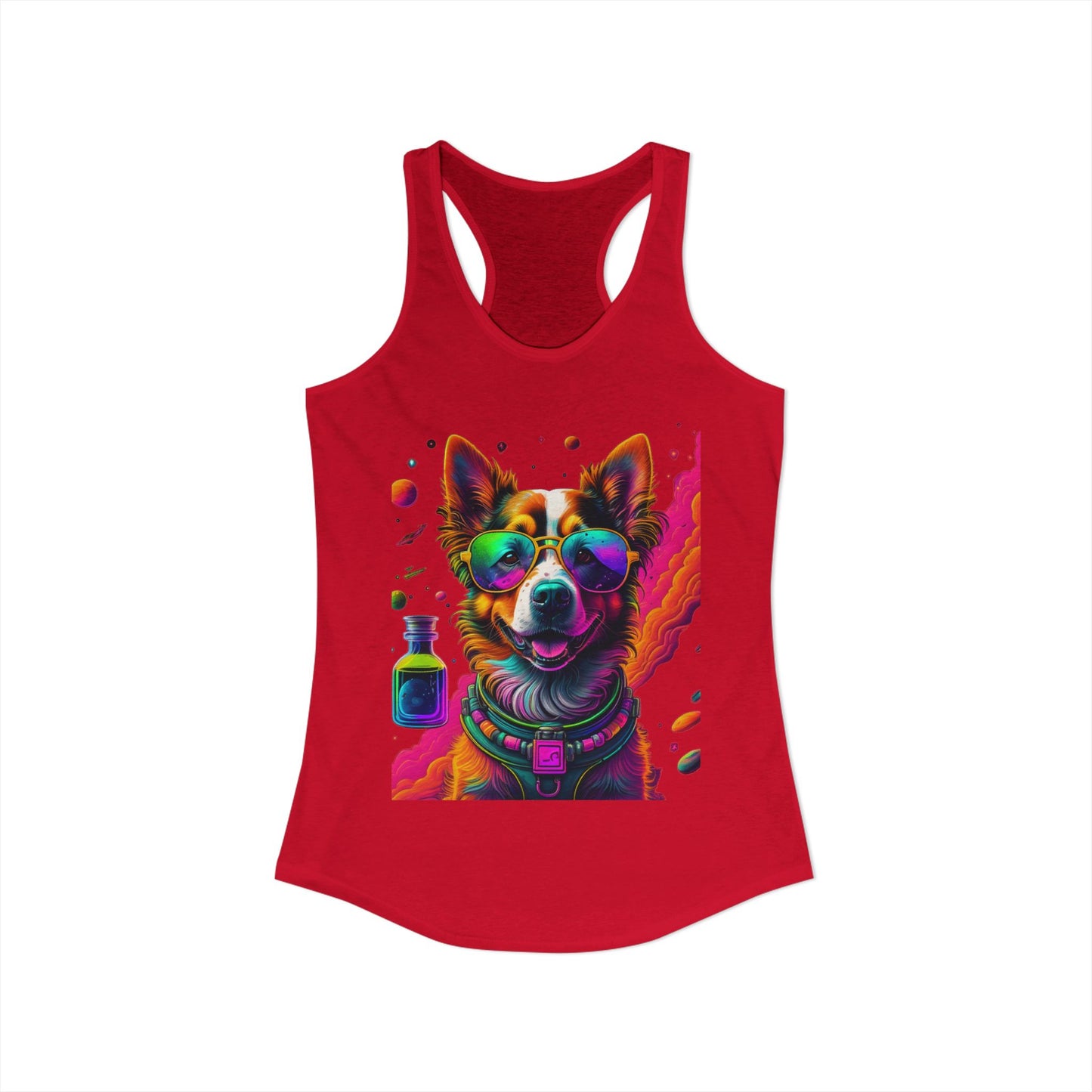 Corgi Potion Love Racerback Tank — Cute Magical Dog Tank Top