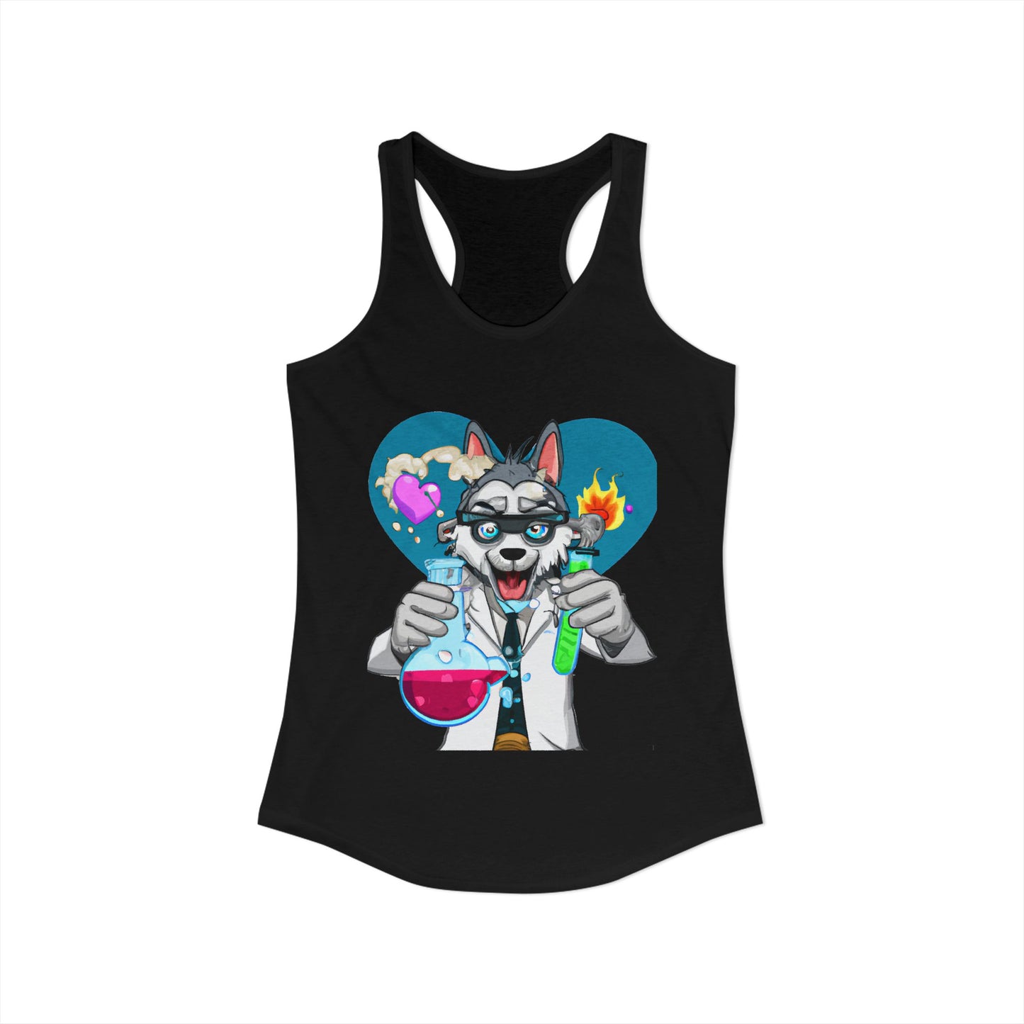 Husky Love Potion Tank Top — Cute Pet Graphic Racerback