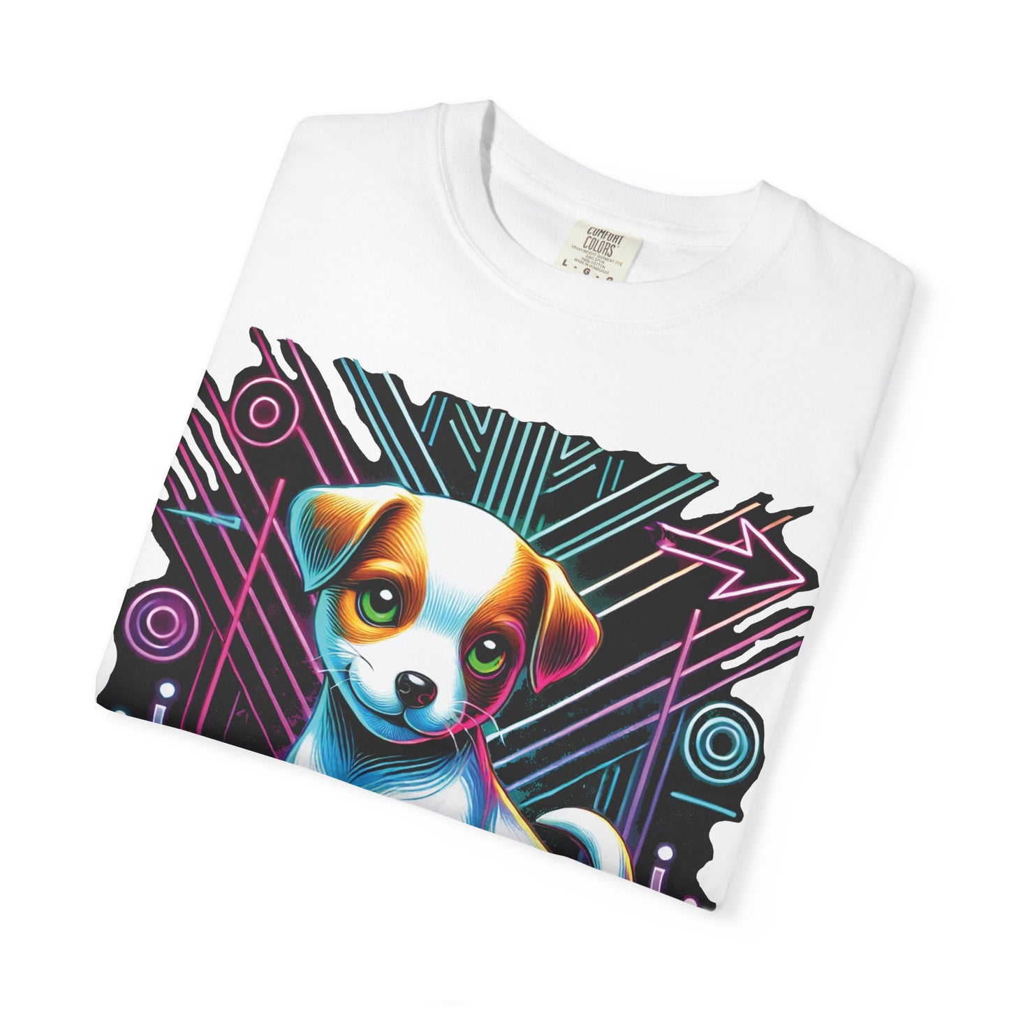 Retro Neon Puppy T-Shirt