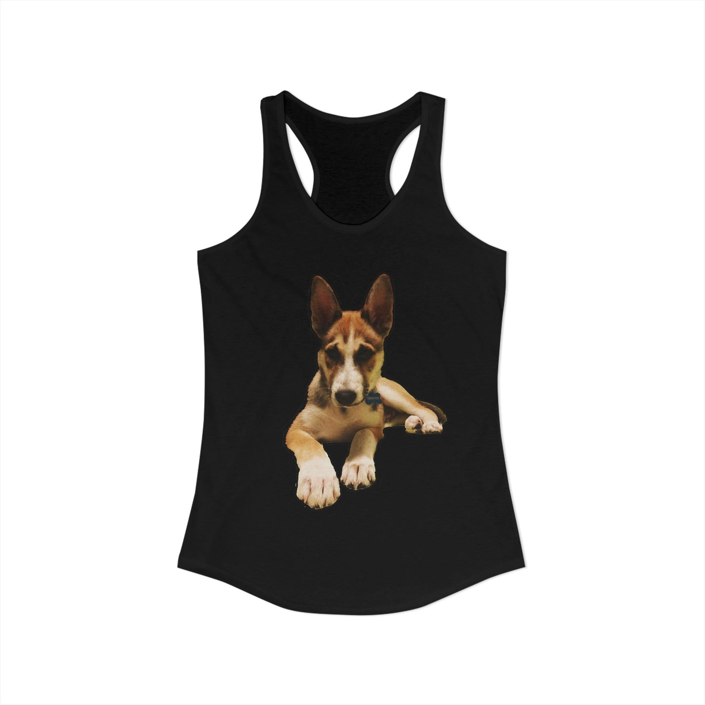 Cute Husky Racerback Tank — Women's Siberian Dog Tank Top