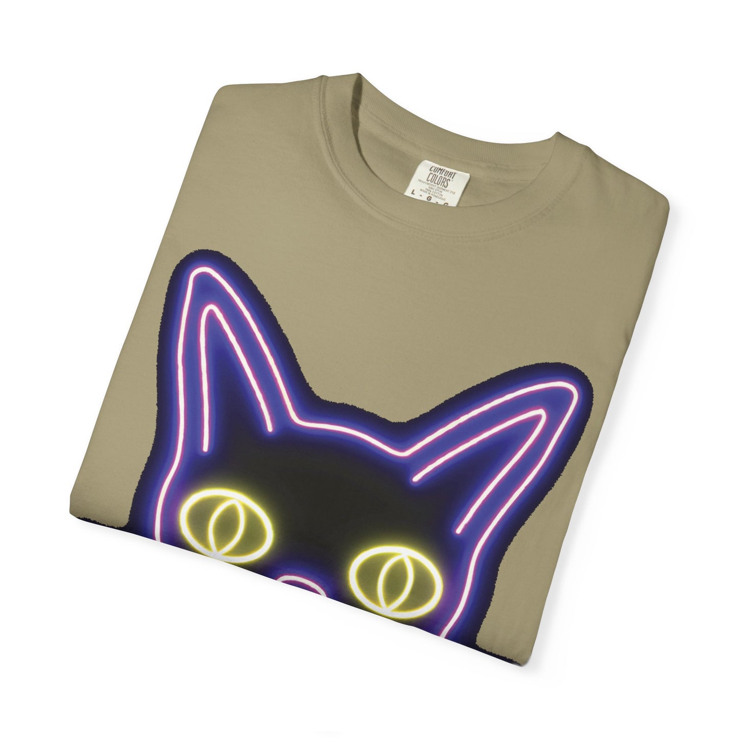 Neon Cat Graphic Tee