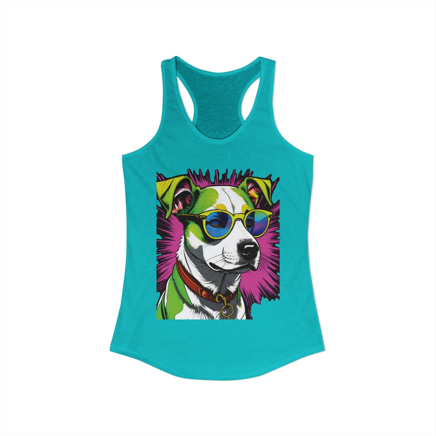 Dog Not Amused Racerback Tank — Women's Funny Dog Lover Tank