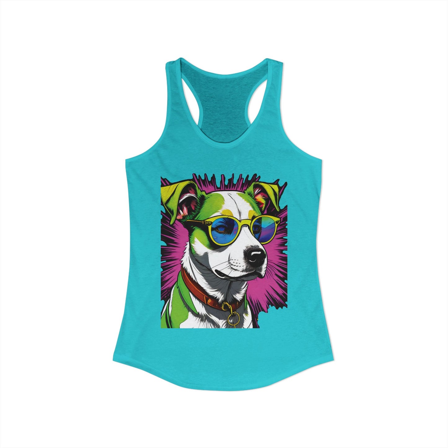 Dog Not Amused Racerback Tank — Women's Funny Dog Lover Tank
