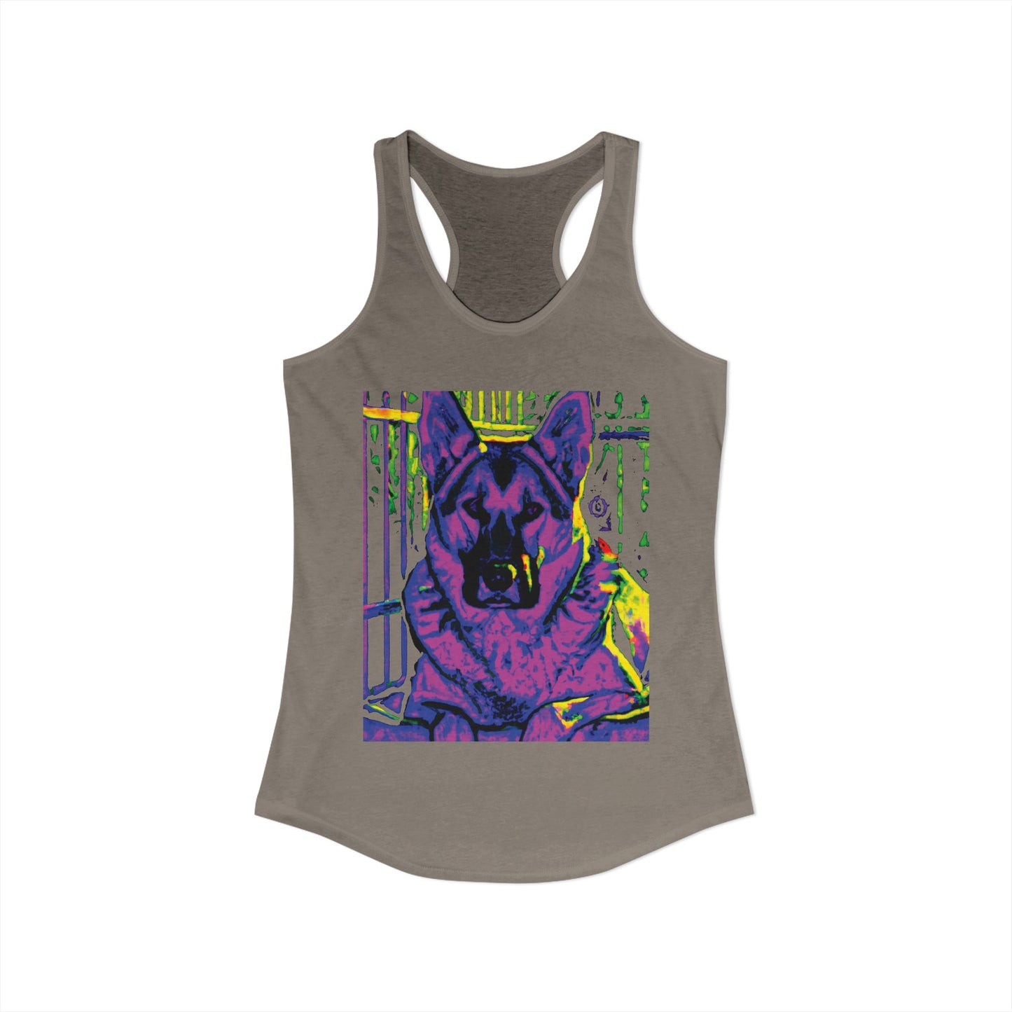 Rescue This German Shepherd Women's Racerback Tank