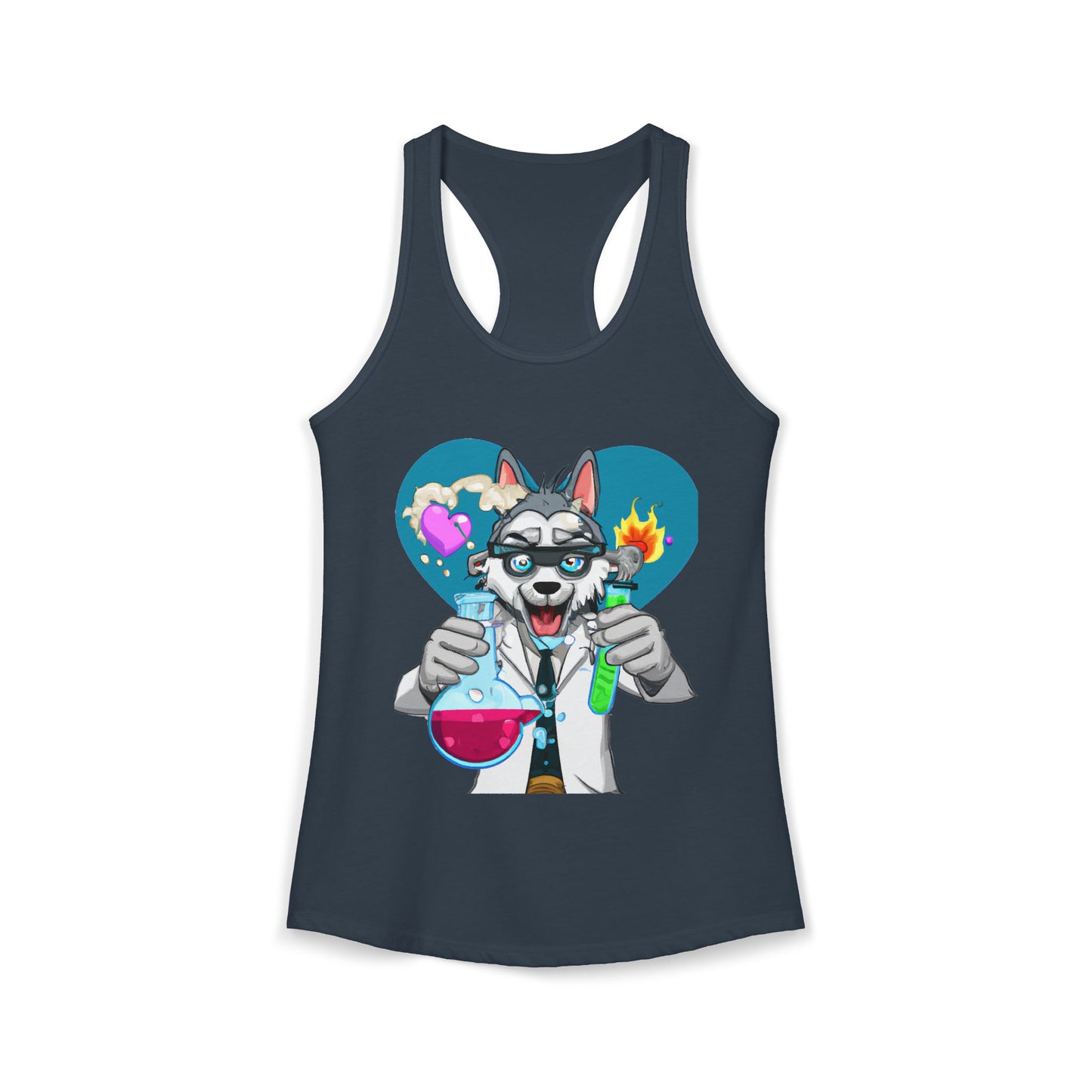 Husky Love Potion Tank Top — Cute Pet Graphic Racerback