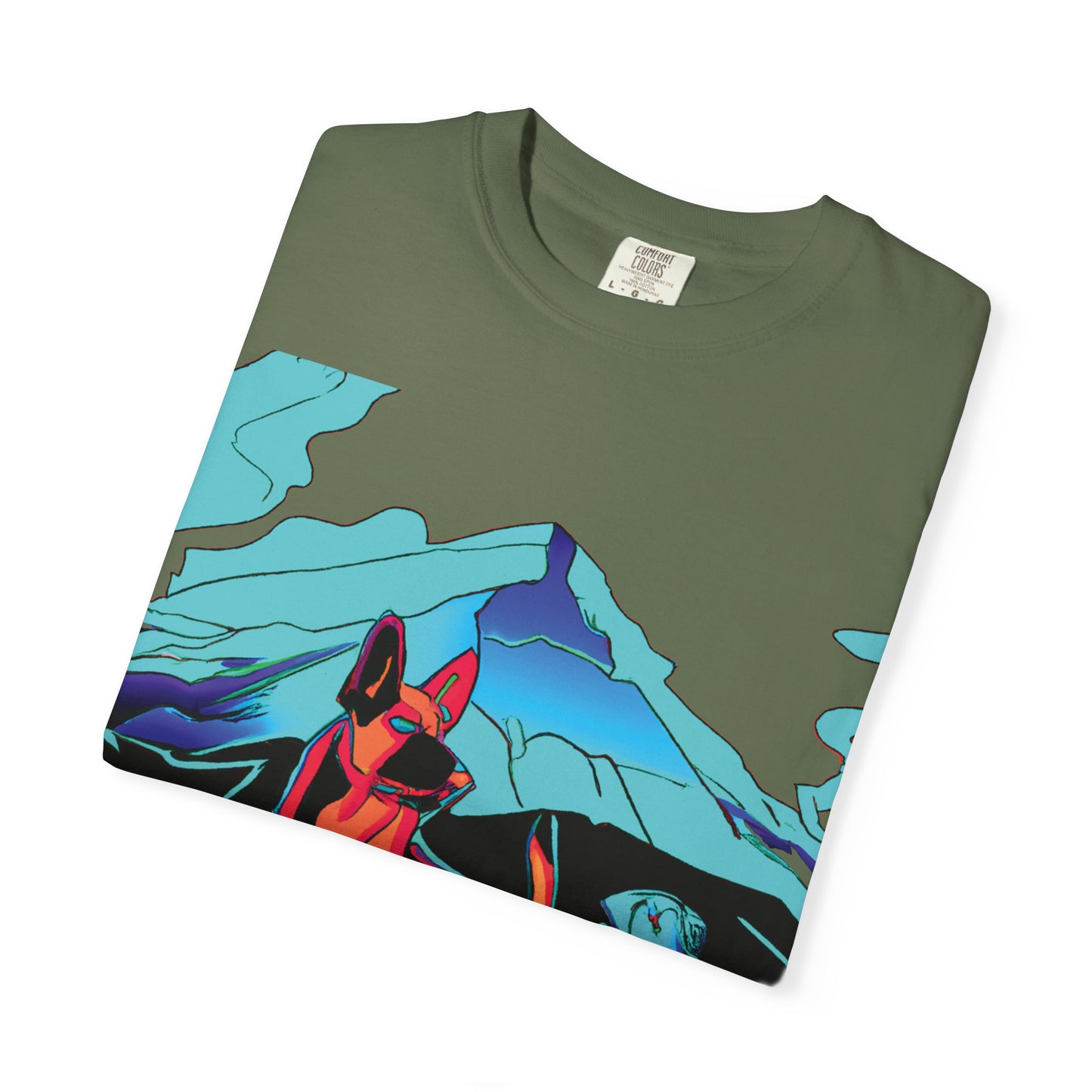 Pop Art Mountain Dogs Graphic Tee
