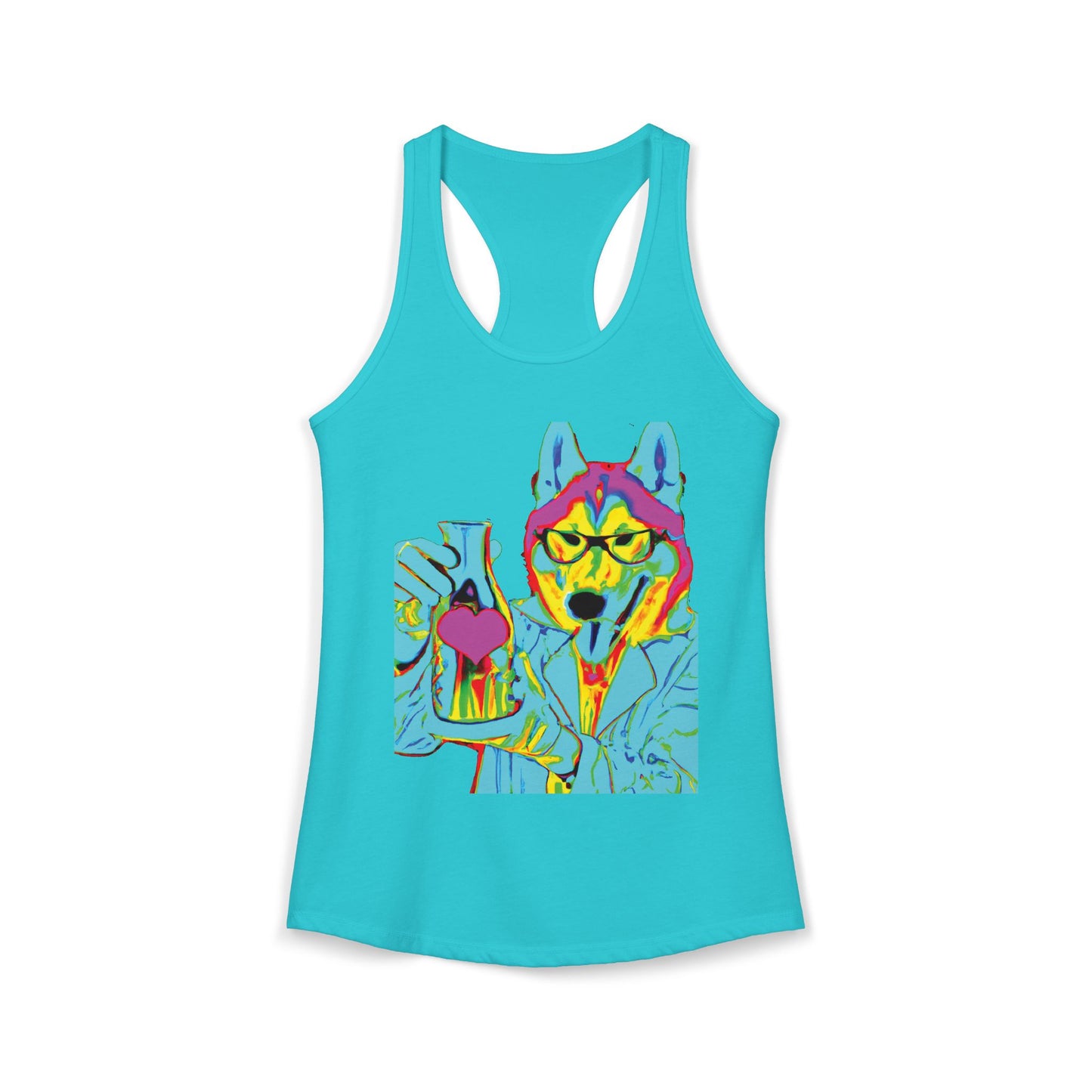 Husky Love Potion Racerback Tank
