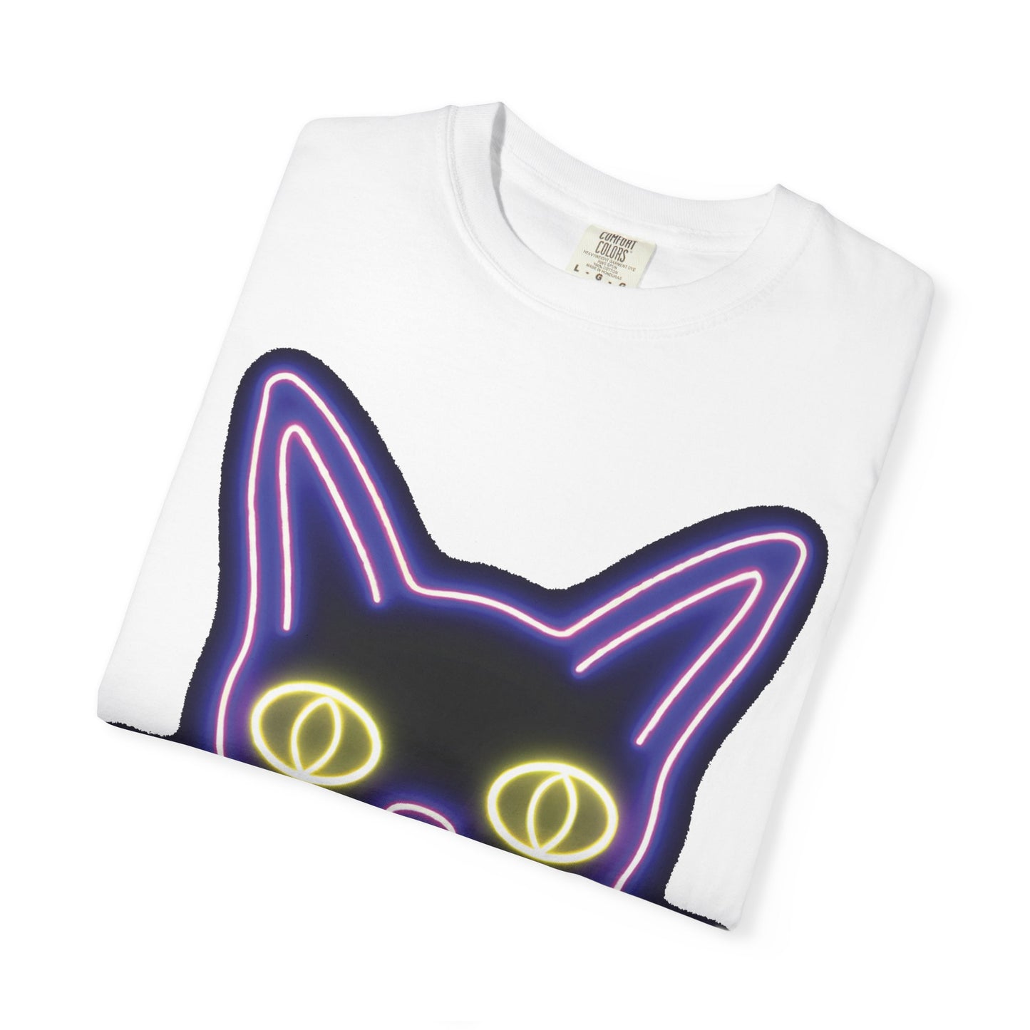 Neon Cat Graphic Tee