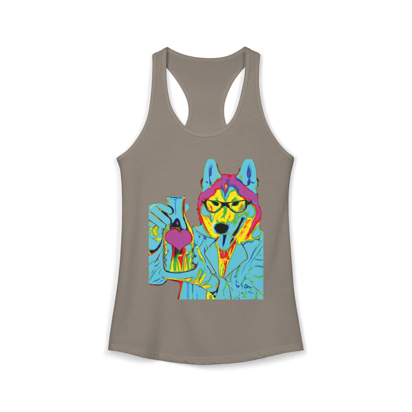 Husky Love Potion Racerback Tank