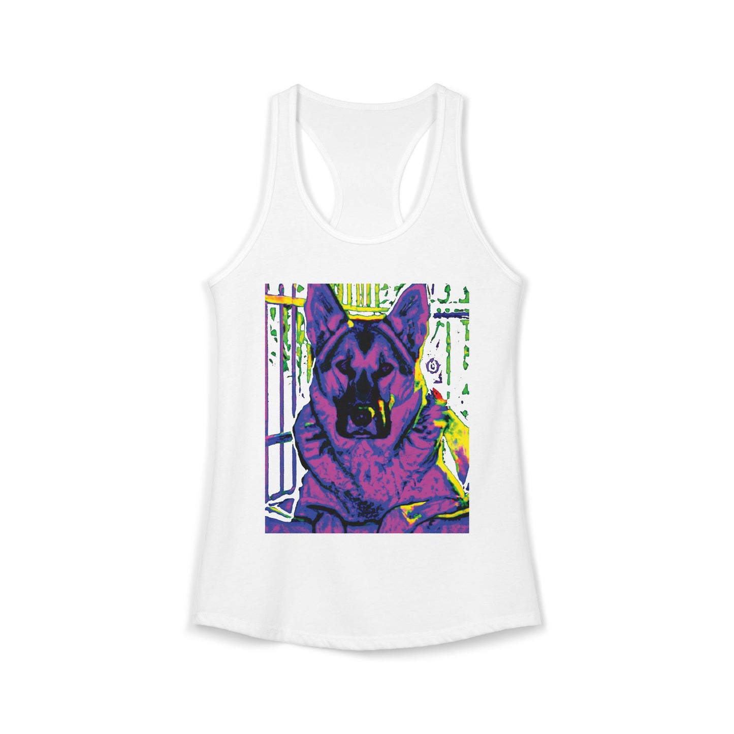 Rescue This German Shepherd Women's Racerback Tank