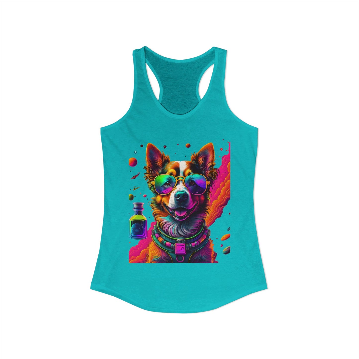 Corgi Potion Love Racerback Tank — Cute Magical Dog Tank Top