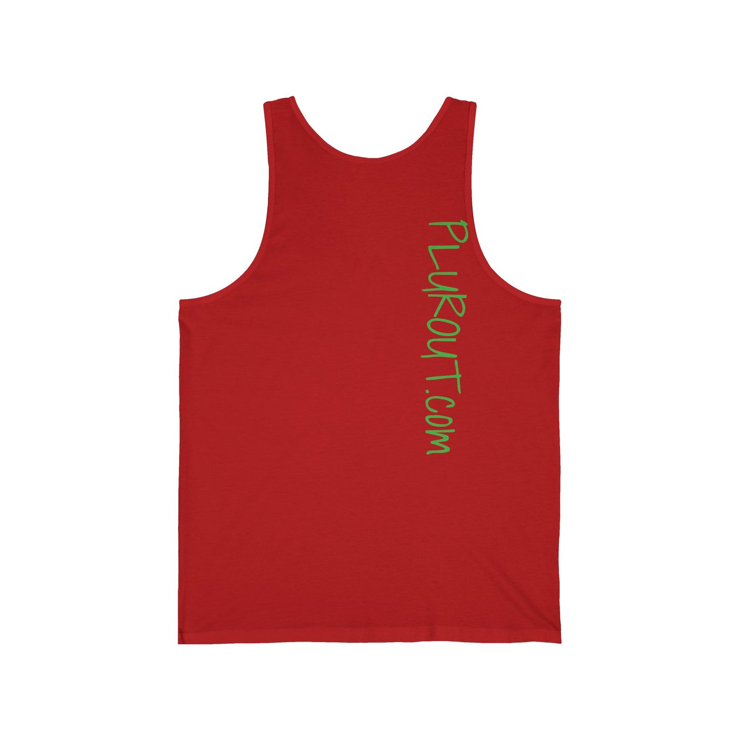 Sphynx Cat Neon Graphic Tank Top — Retro Pink & Green Hairless Cat Design