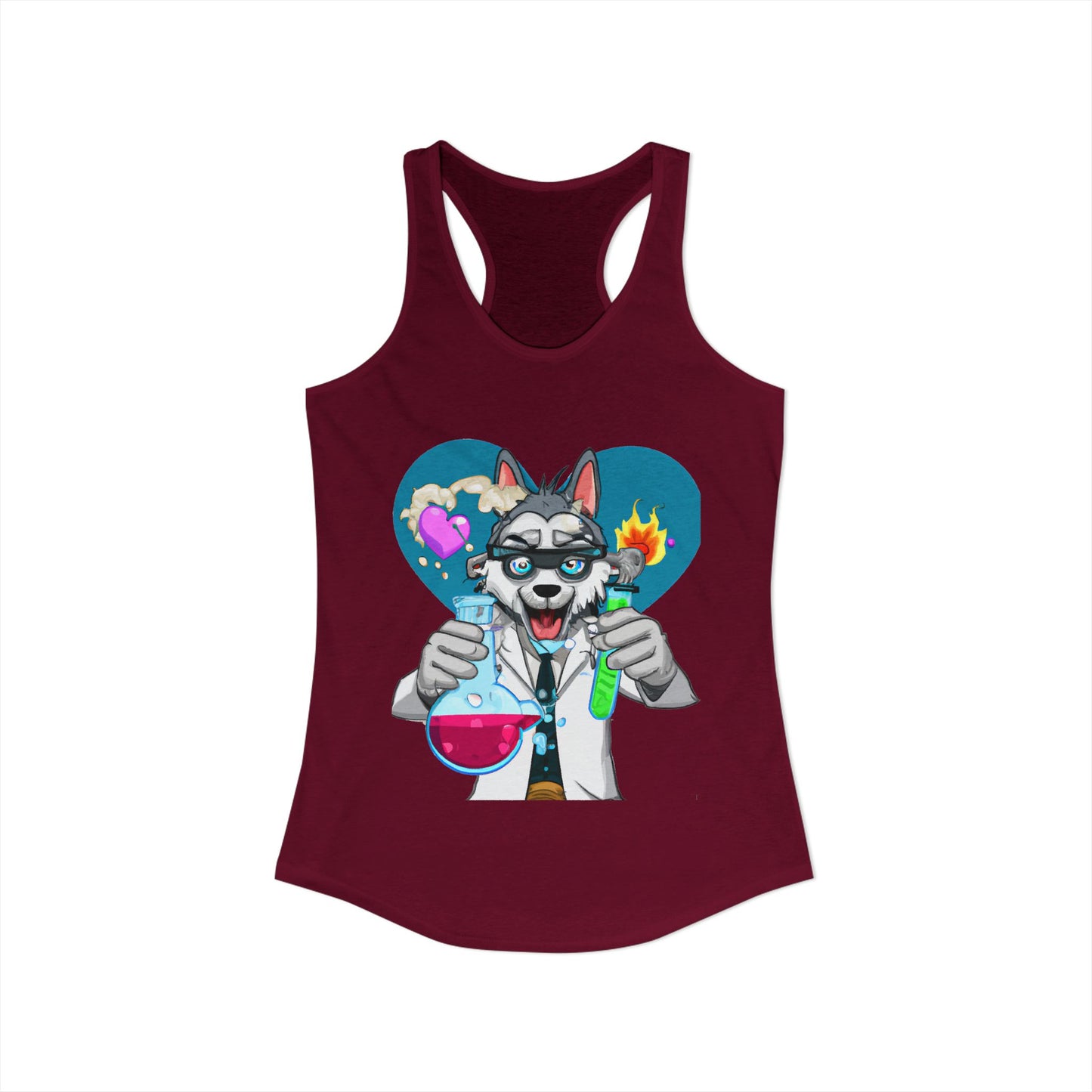 Husky Love Potion Tank Top — Cute Pet Graphic Racerback