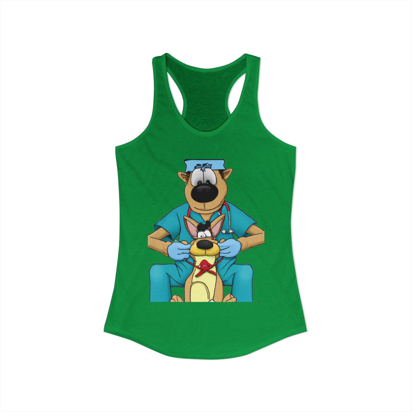 Doctor Save This Toy STAT! Racerback Tank