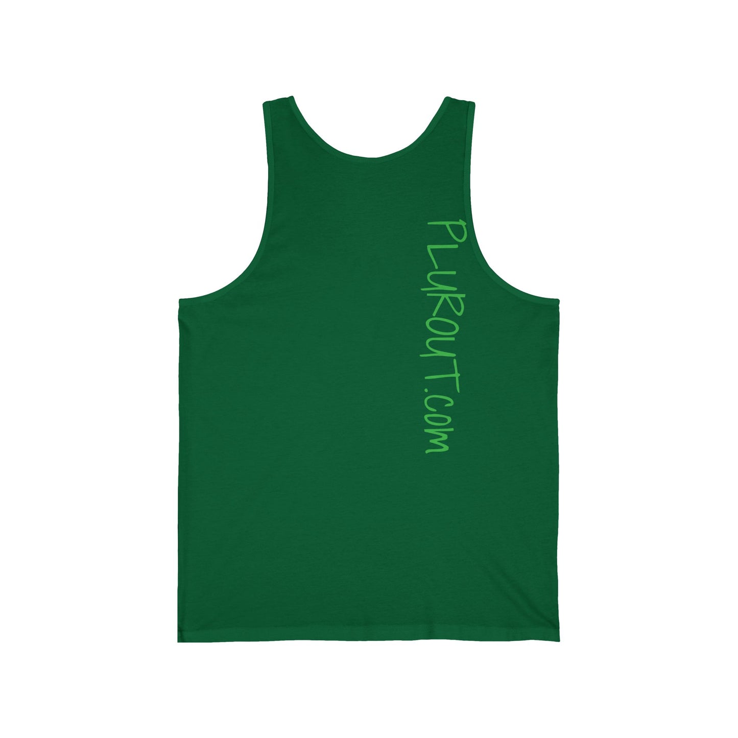 Sphynx Cat Neon Graphic Tank Top — Retro Pink & Green Hairless Cat Design