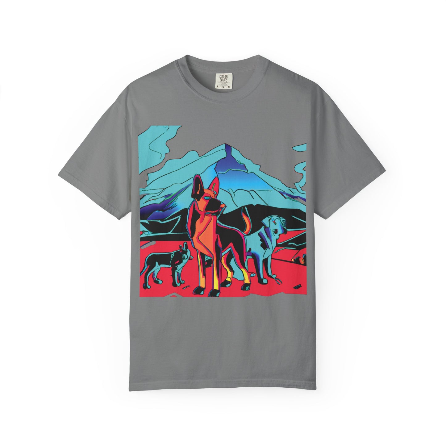 Pop Art Mountain Dogs Graphic Tee