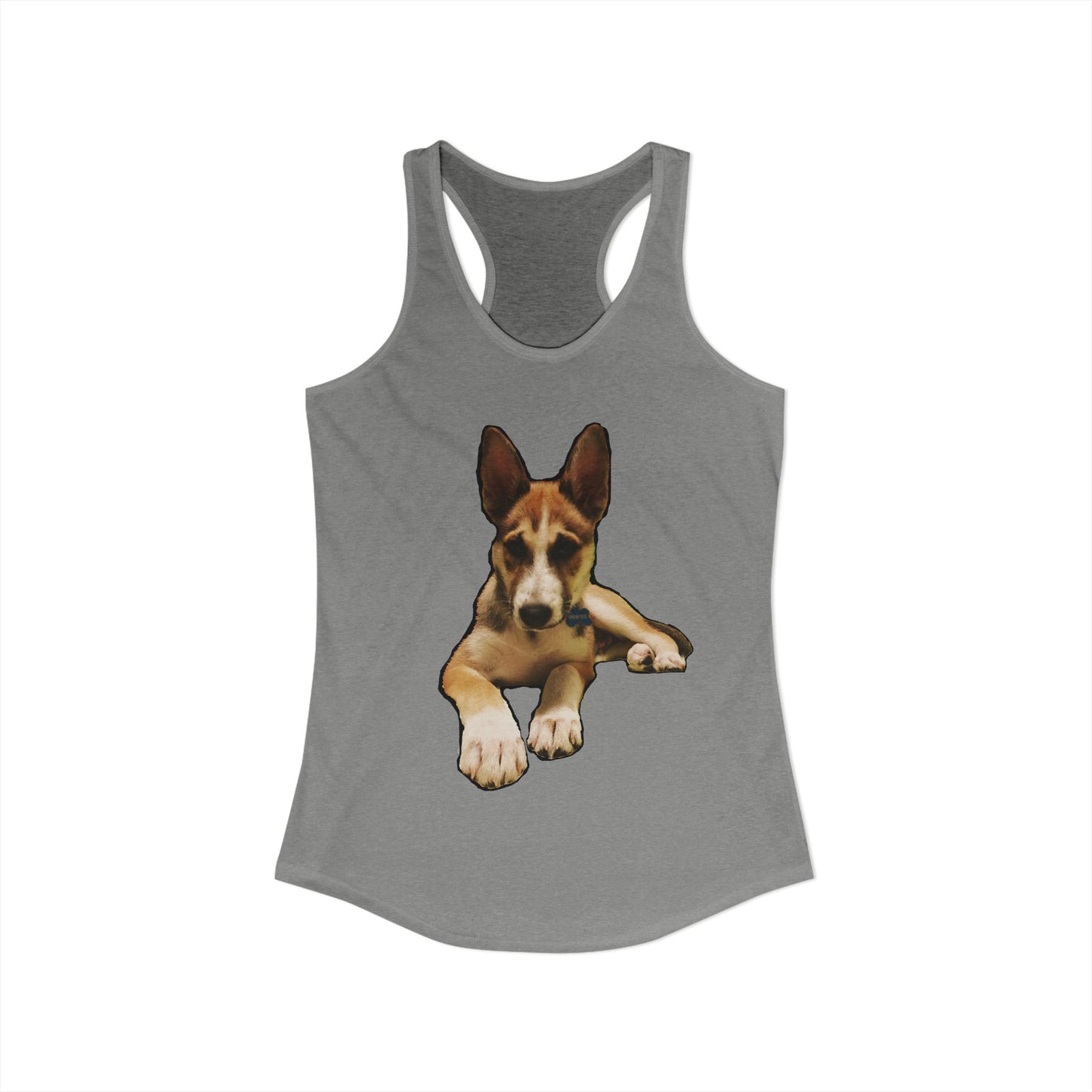 Cute Husky Racerback Tank — Women's Siberian Dog Tank Top