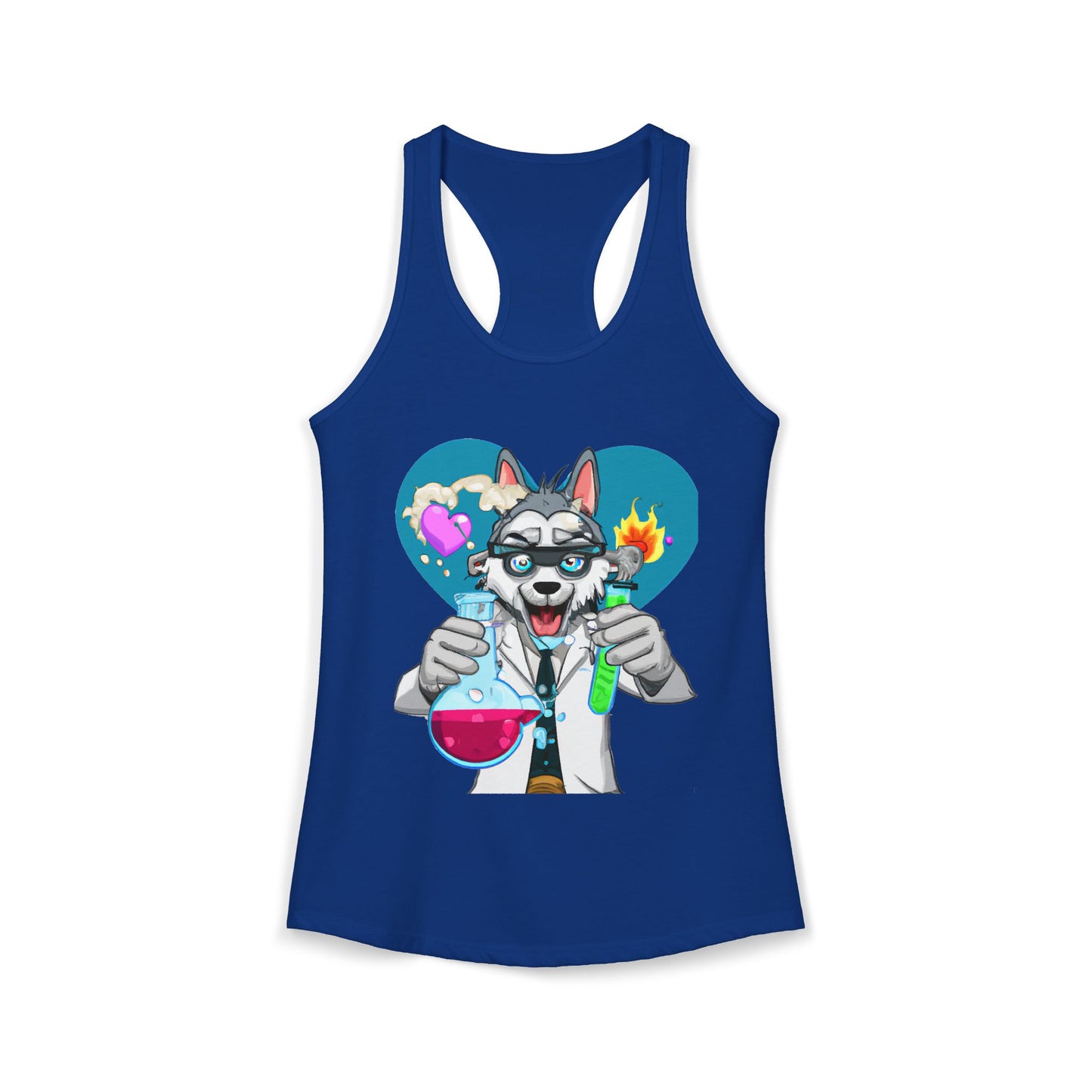 Husky Love Potion Tank Top — Cute Pet Graphic Racerback