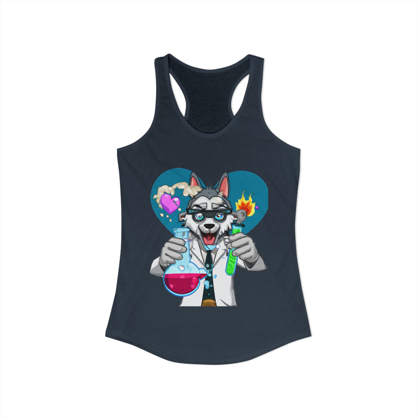 Husky Love Potion Tank Top — Cute Pet Graphic Racerback