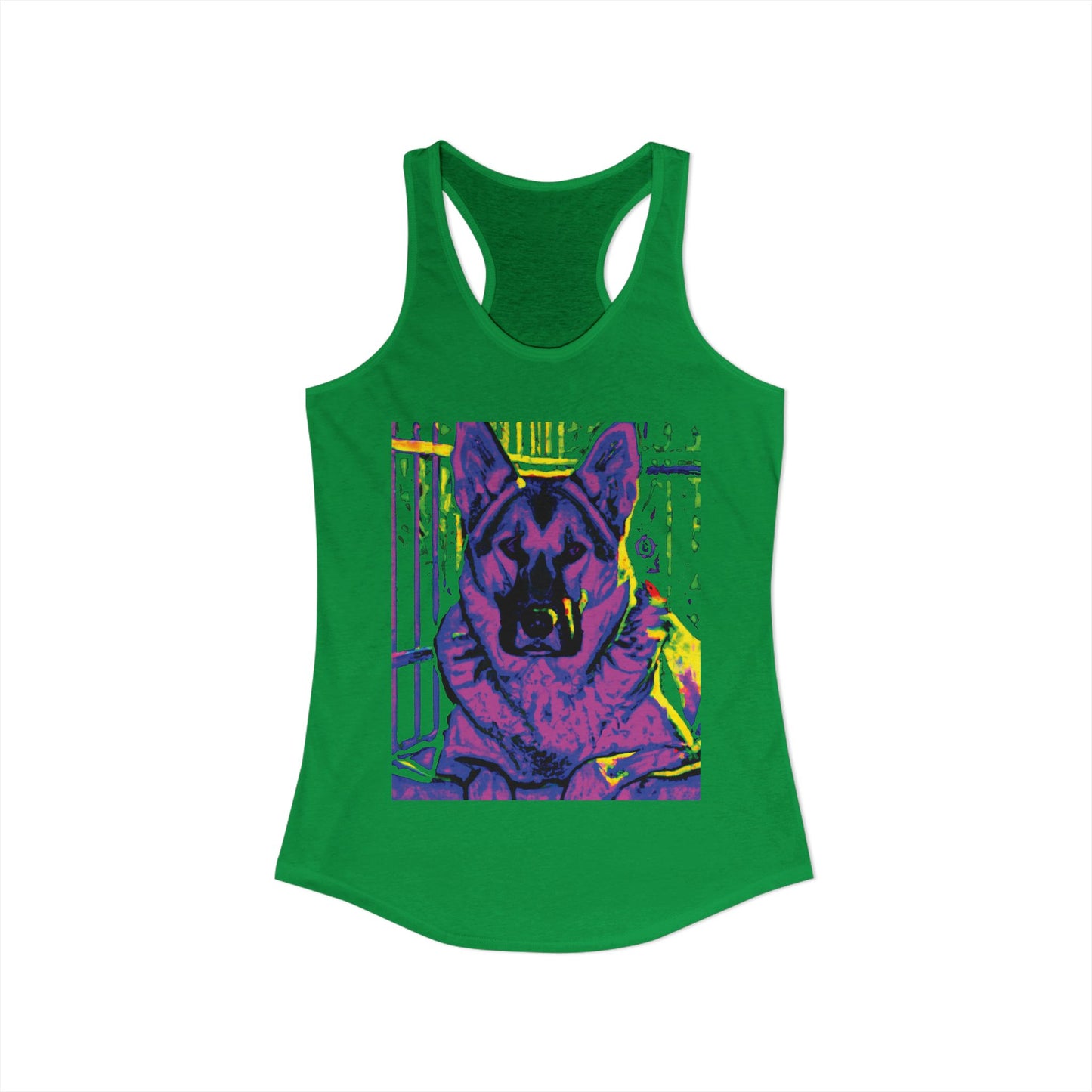 Rescue This German Shepherd Women's Racerback Tank