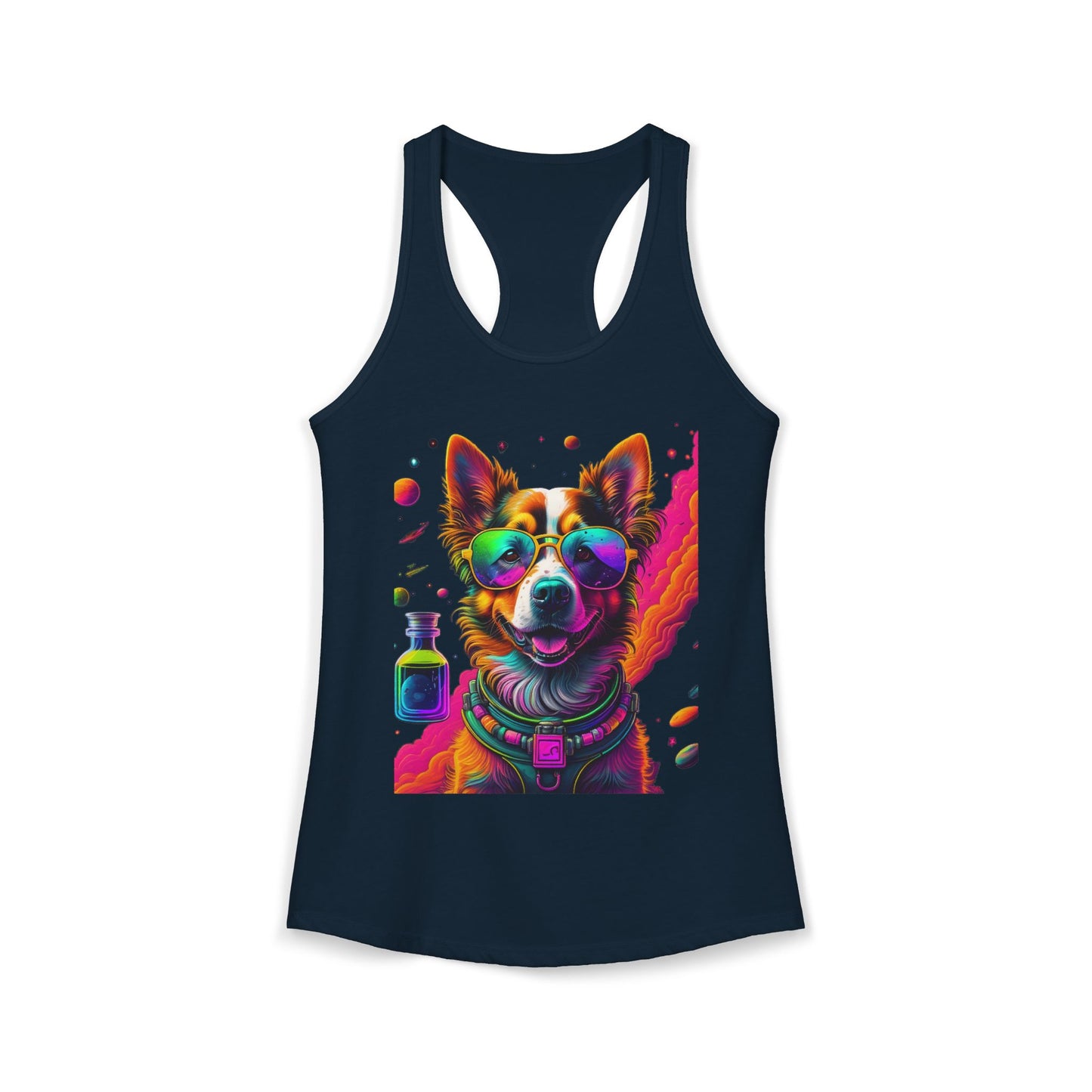 Corgi Potion Love Racerback Tank — Cute Magical Dog Tank Top