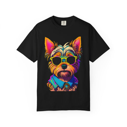 Rave Yorkie Sunglasses T-Shirt
