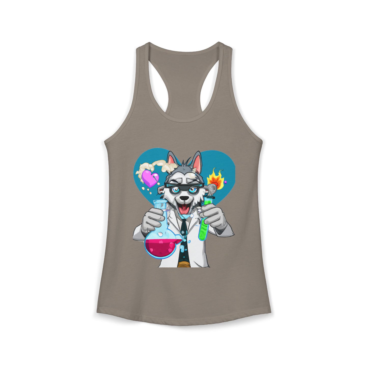 Husky Love Potion Tank Top — Cute Pet Graphic Racerback