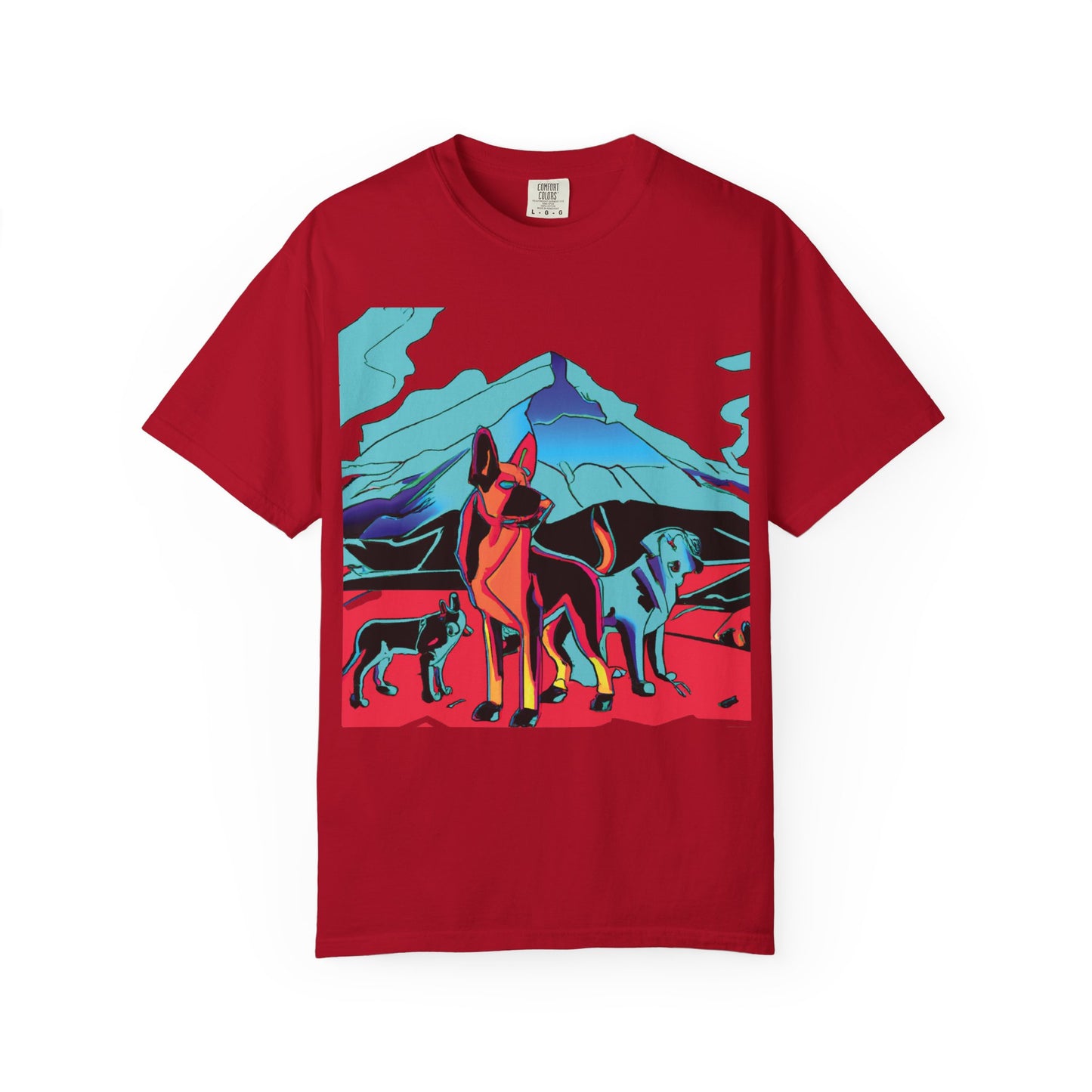 Pop Art Mountain Dogs Graphic Tee