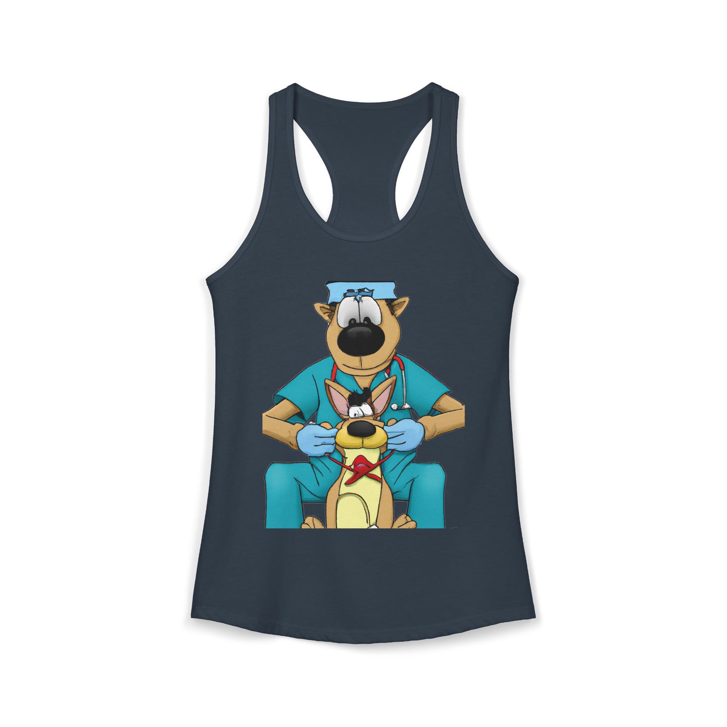 Doctor Save This Toy STAT! Racerback Tank