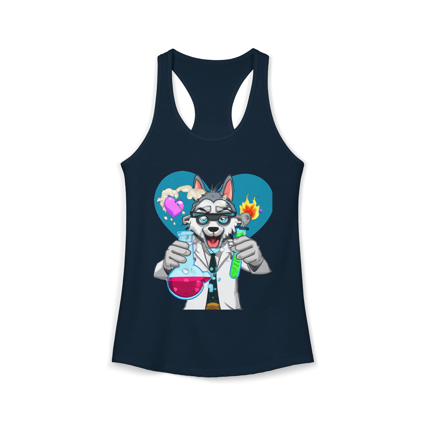 Husky Love Potion Tank Top — Cute Pet Graphic Racerback