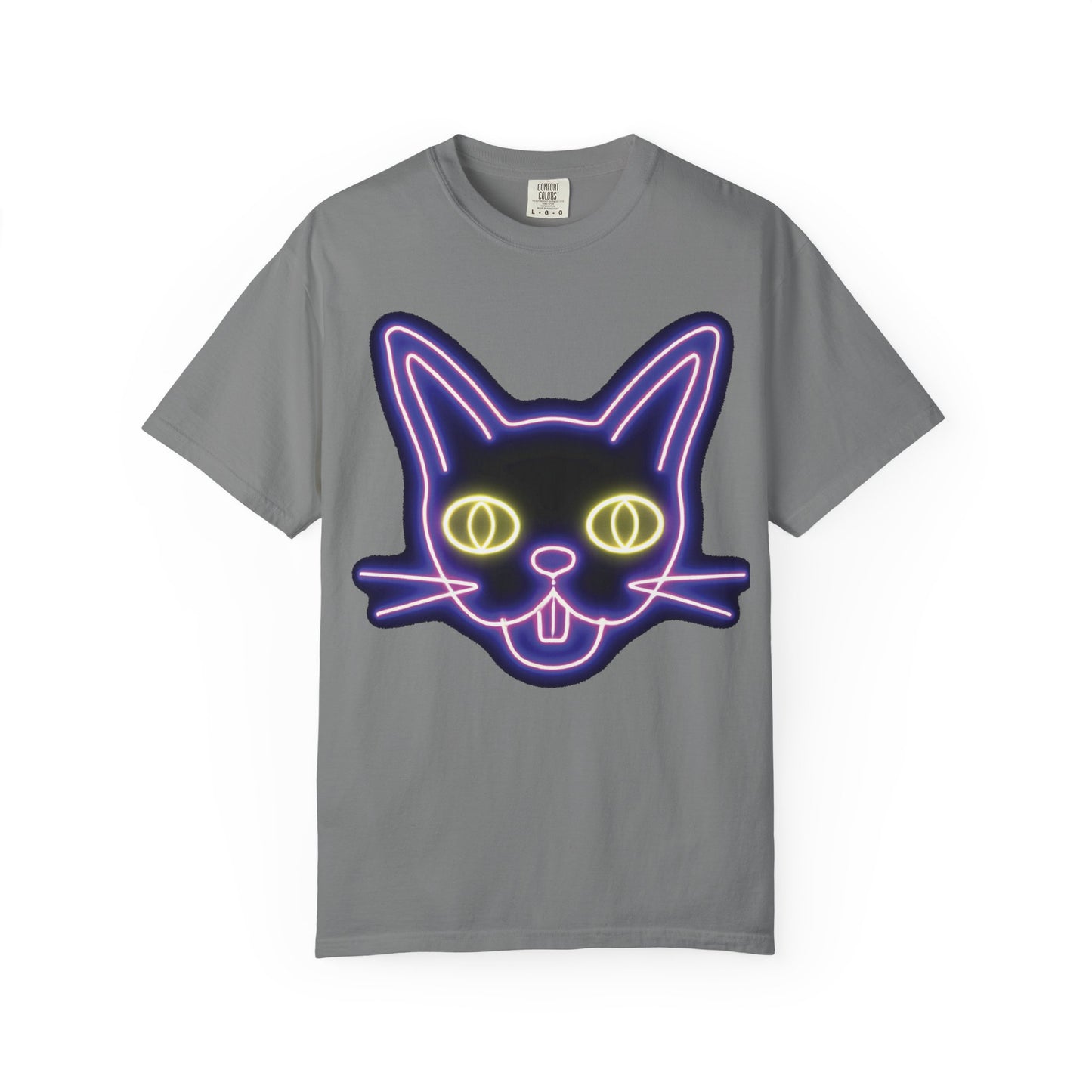 Neon Cat Graphic Tee